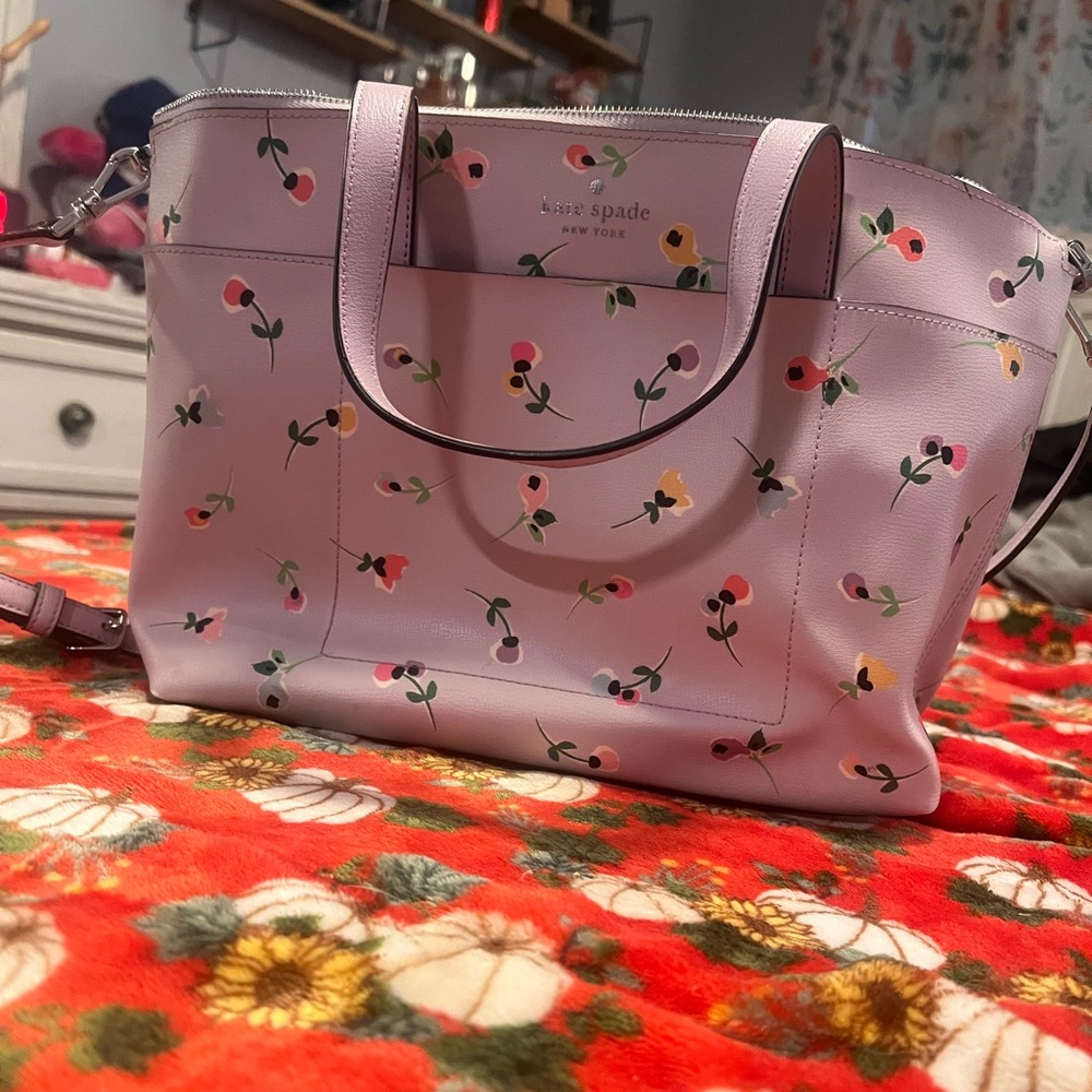Kate Spade Purple Floral Women's Bag